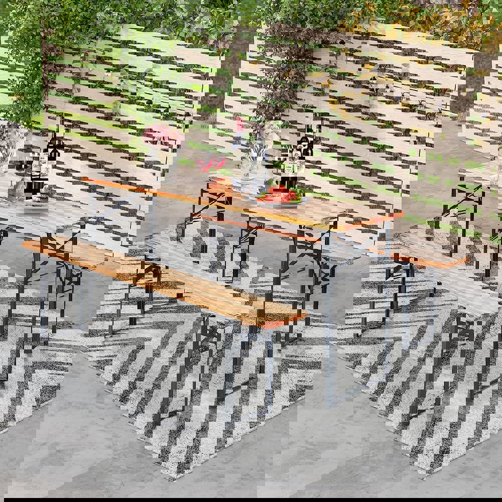 Photo of Wood tables and benches 